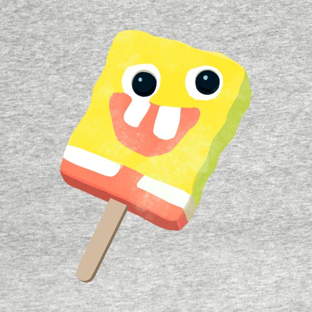 Sponge Popsicle Design Sticker by waveformUSA